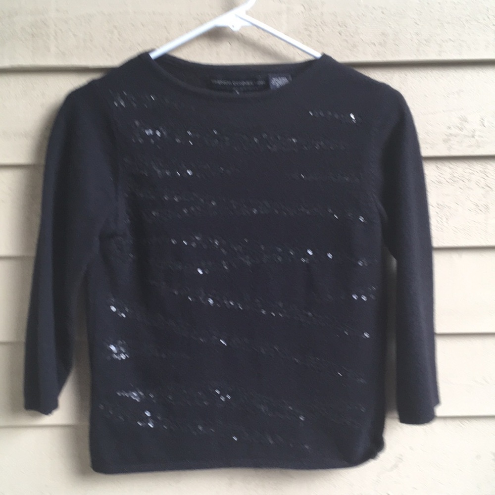 French connection black sweater